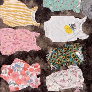 Colorful Baby Onesies Set